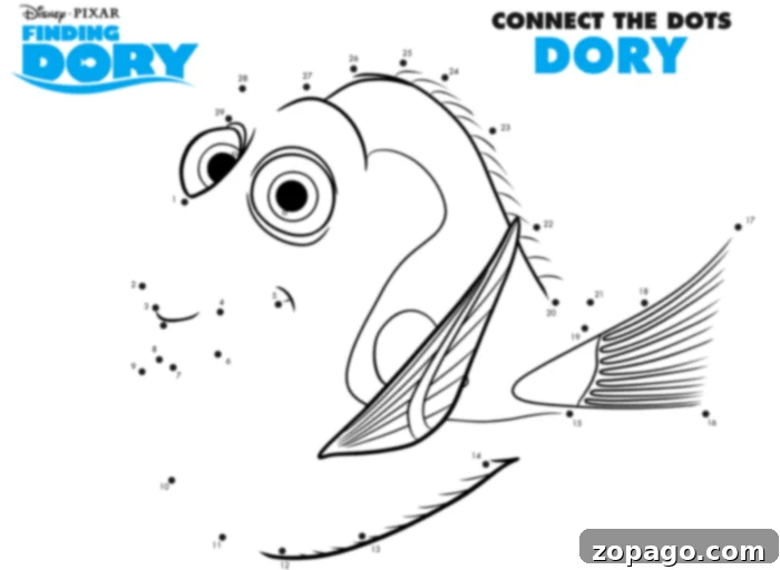 Free Finding Dory Ocean Coloring Adventures 3 finding dory printables featuring a group of characters