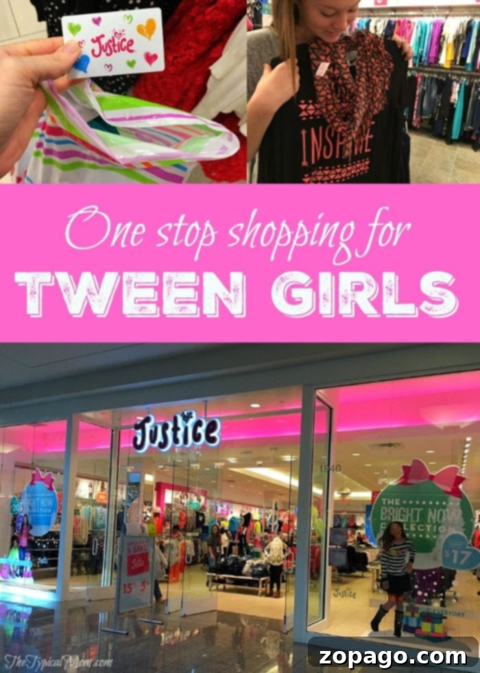 Justice store for girls has a lot of cute and conservative clothing to choose from for all seasons. From shorts to jeans and lots of tops it's a great shop. Justice shopping for tween girls showcasing trendy and modest outfits