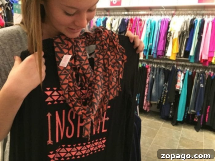 Justice Store Review 2 Justice styles for all girls, showing diverse clothing options