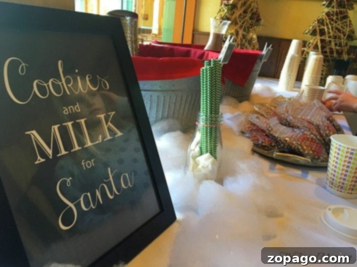 Santa's Magical Breakfast at Downtown Disney 8 Happy family picture with Santa at Catal restaurant