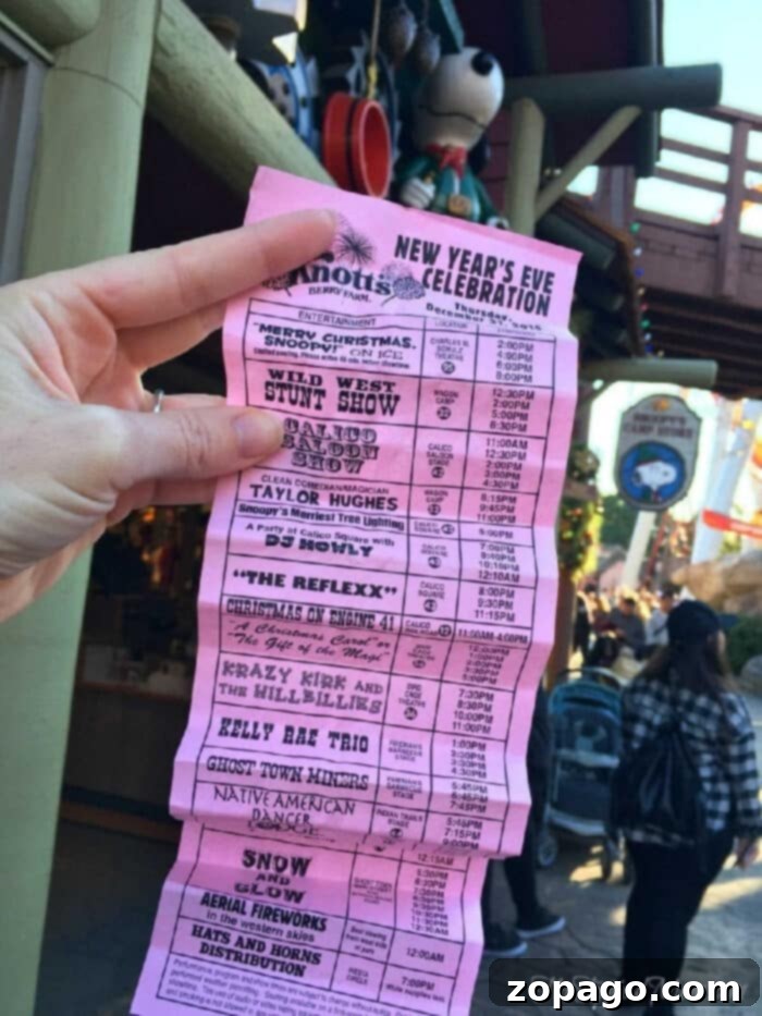 Knotts Berry Farm New Years Eve Celebration 2 Knott's Berry Farm New Year's Eve Celebration