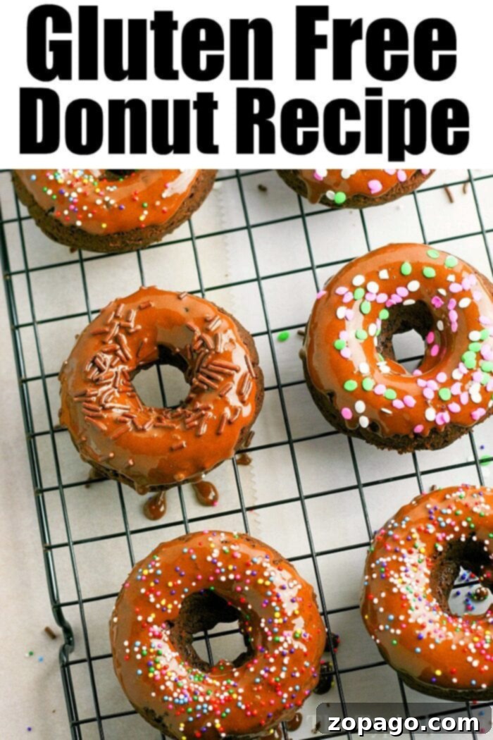 Delicious gluten-free baked donuts with a sweet glaze, perfect for breakfast or dessert.