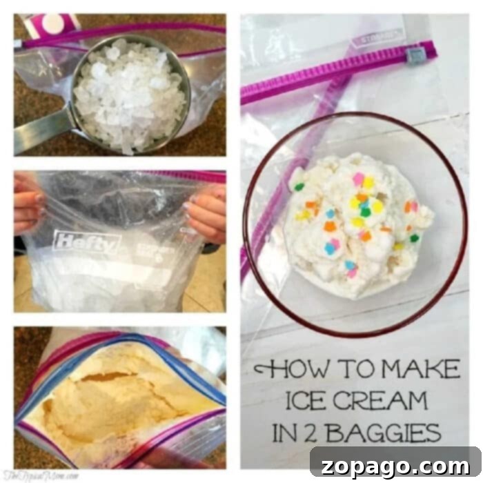 A scoop of homemade ice cream in a dish, demonstrating how to make ice cream without an ice cream maker.