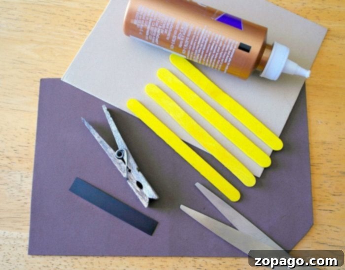 Crafty Popsicle Stick Fridge Magnets 2 Supplies for magnet craft
