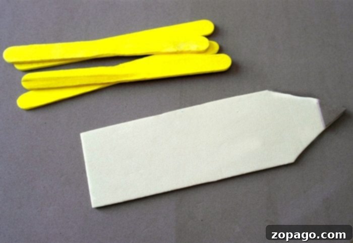 Crafty Popsicle Stick Fridge Magnets 3 cutting foam for pencil craft