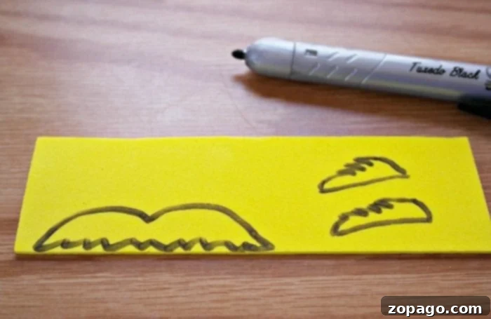 Lorax Face Template and Cutting Details Lorax template for craft foam details