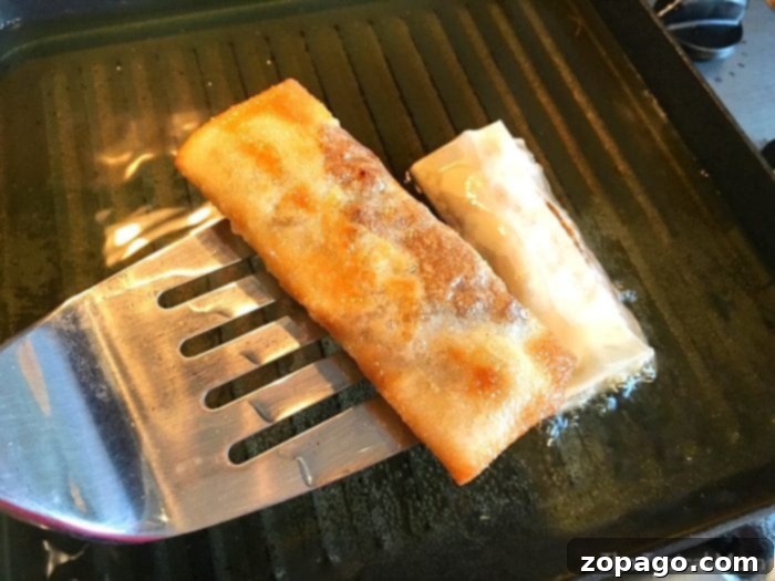 Sloppy Joe Crunch Rolls 5 Stack of freshly cooked easy egg rolls