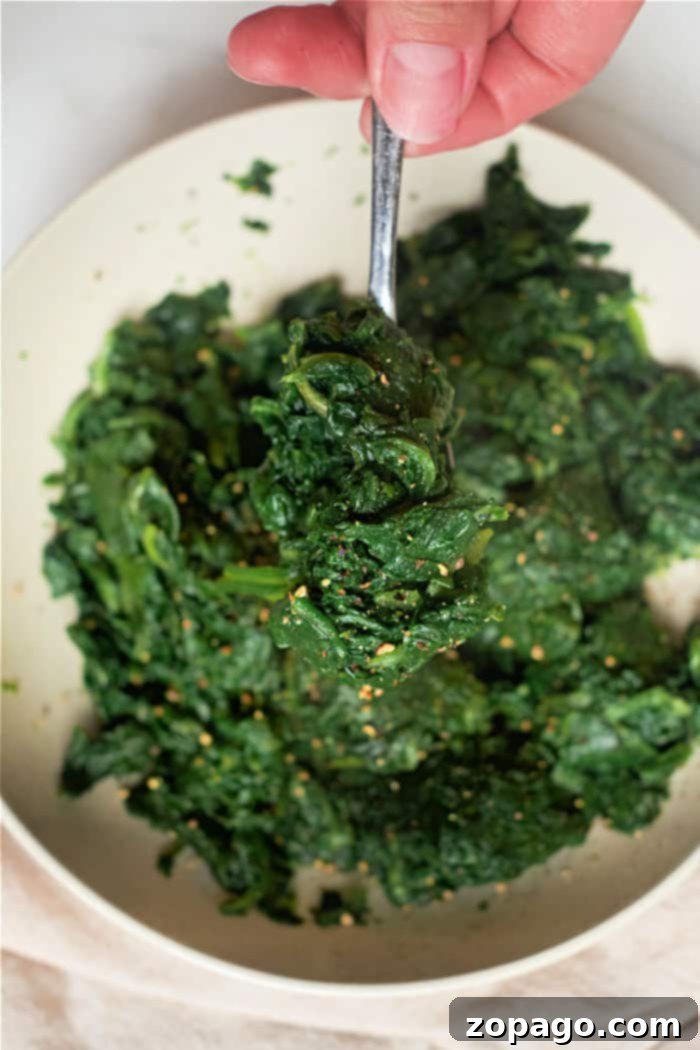 Irresistible Chilled Spinach Dip 3 Expert tips on how to cook and drain frozen spinach for the best dip texture