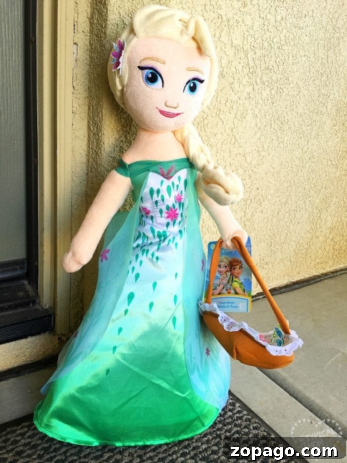 Egg-cellent Easter Jokes for Kids 4 Disney Princess door greeter as a party decoration