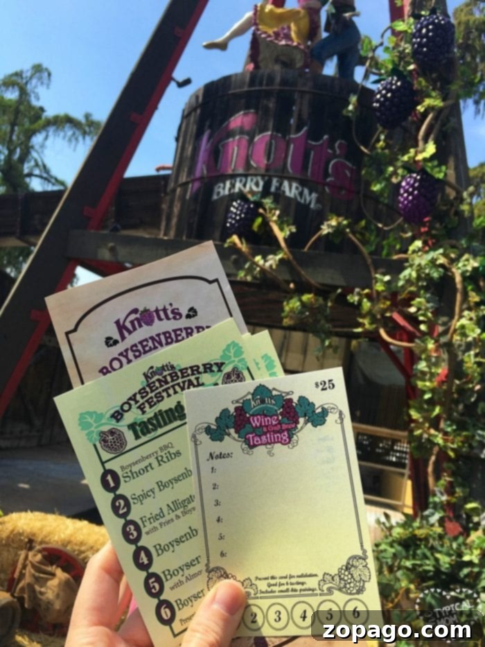 Knott's Berry Farm Boysenberry Festival is one of the best times of the year! Knott's Berry Farm Boysenberry Festival Entrance