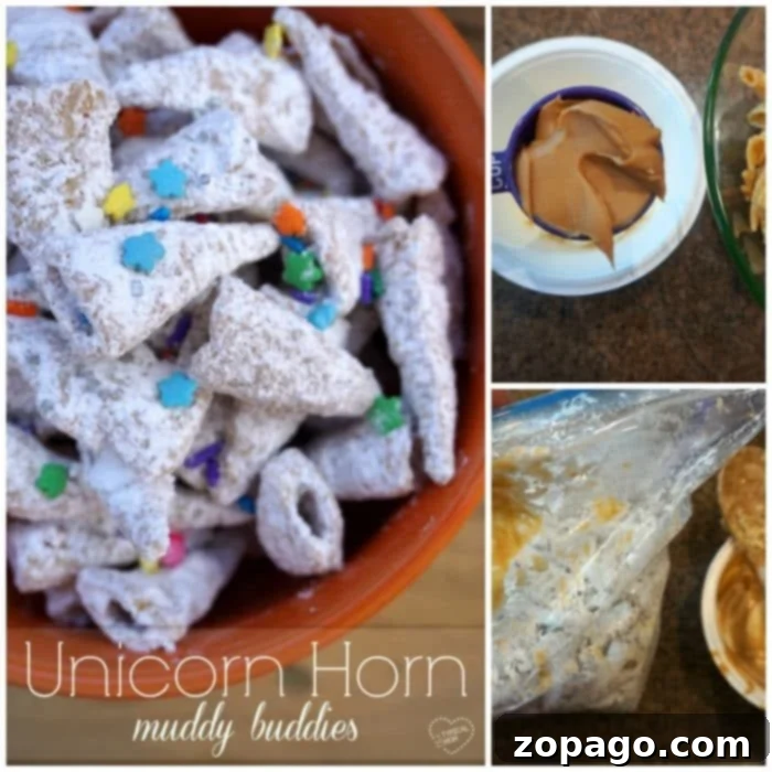 Unicorn Sparkle Bites 4 Unicorn muddy buddies!!