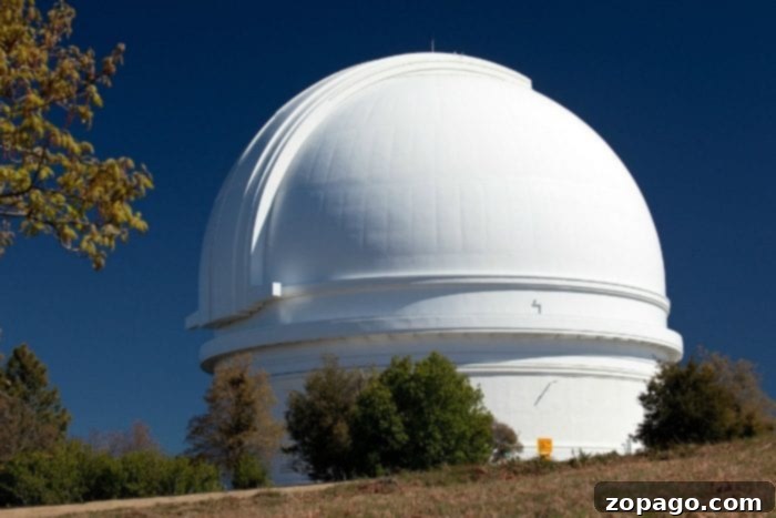 Palomar Observatory: San Diegos Window to the Universe 2 Palomar Observatory dome against a clear sky, inviting visitors to explore