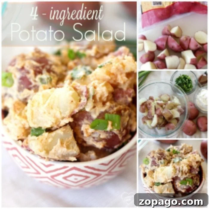 Tangy Herb Potato Salad 2 Simple 4 ingredient potato salad