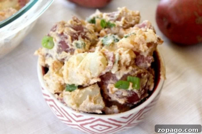 Tangy Herb Potato Salad 3 Simple potato salad