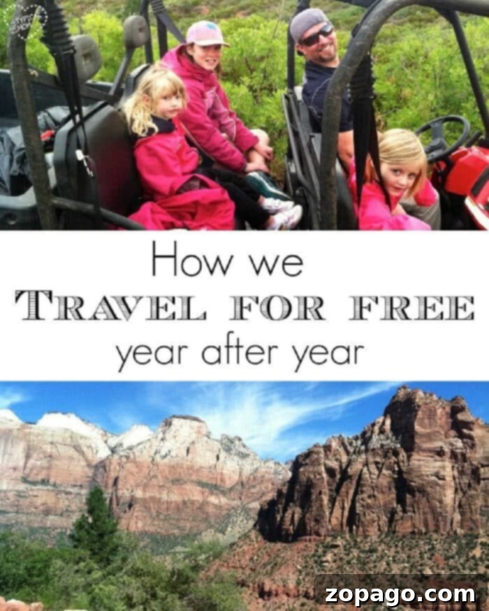 Travel for free with your kids year after year! We do this to get free vacations to National Parks and Disneyland too. These are easy tips on how to travel for free even if you are looking for free airline tickets it is possible to do that too using this trick. #travel #free #vacation How to travel the U.S. for free using smart travel hacking and reward strategies for budget adventures