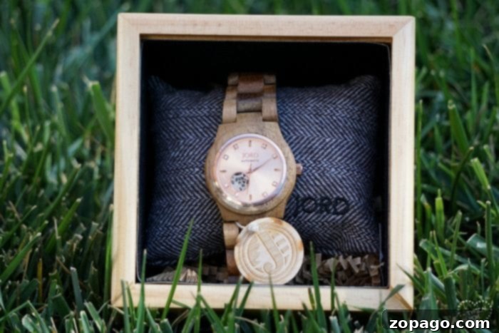 JORD Timeless Wooden Watches 5 Elegant JORD women's wood watch, perfect for adding a touch of natural sophistication.