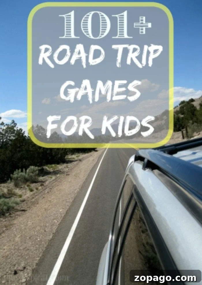 Fun and Engaging Road Trip Games for Kids road trip games for kids