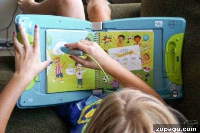 LeapFrog LeapStart: An interactive learning system review for ages 2-7, covering Pre-K to 1st Grade subjects. LeapFrog LeapStart interactive learning system for kids