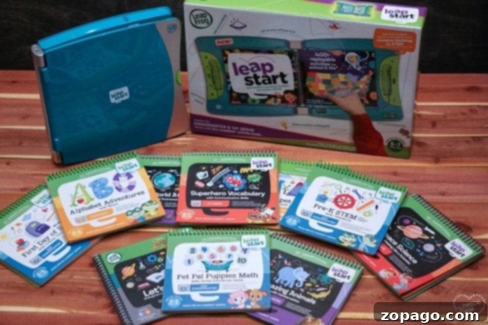 Detailed review of the LeapFrog LeapStart learning system, highlighting its educational benefits and features. LeapFrog LeapStart Learning System Review - Engaging Education