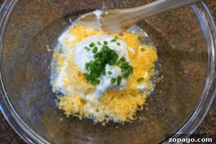 Easy, creamy, and flavorful beer cheese dip – perfect for sharing! A bowl of creamy beer cheese dip garnished with green onions and a side of various dipping options.