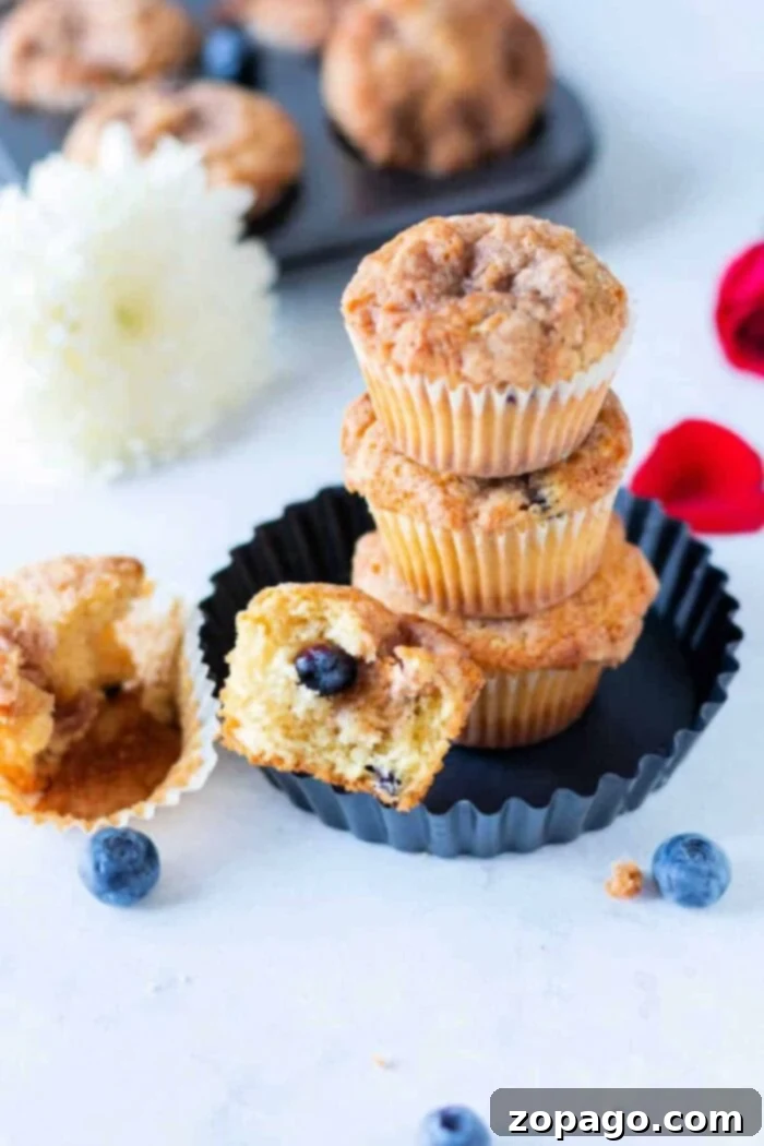 Perfect Frozen Blueberry Muffins 8 Frozen Blueberry Muffins