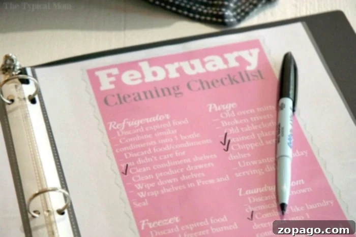 Free Downloadable Recipe Cards 3 Well-organized binder for home management