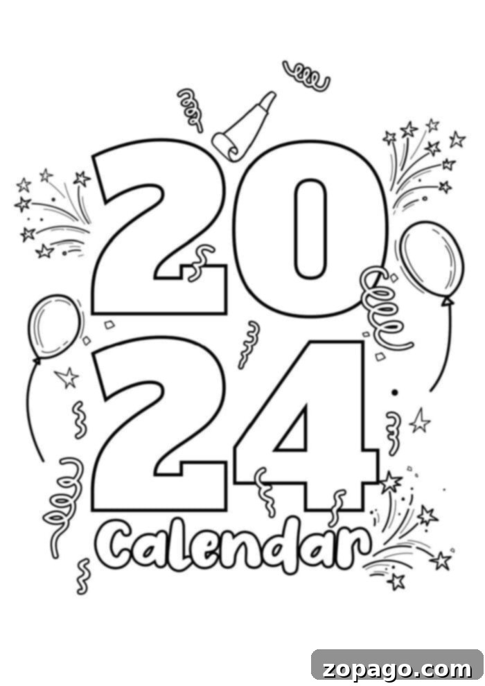 Ready-to-Print Calendar Designs 4 Free printable 2024 calendar ready for download and customization.