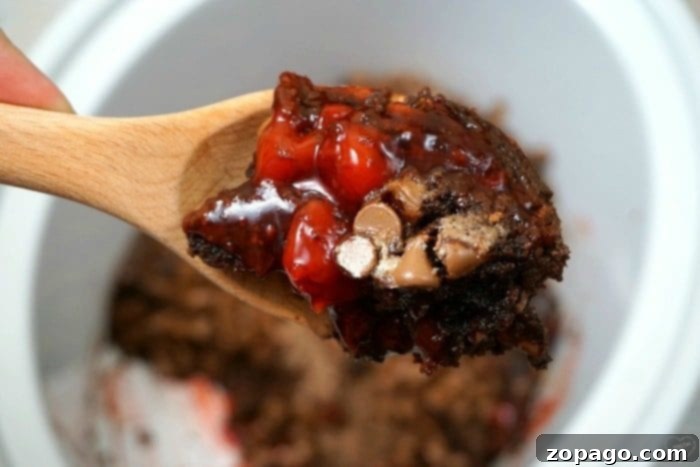 Slow Cooker Molten Chocolate Cake 7 Generous serving of Crockpot Lava Cake in a bowl with whipped cream