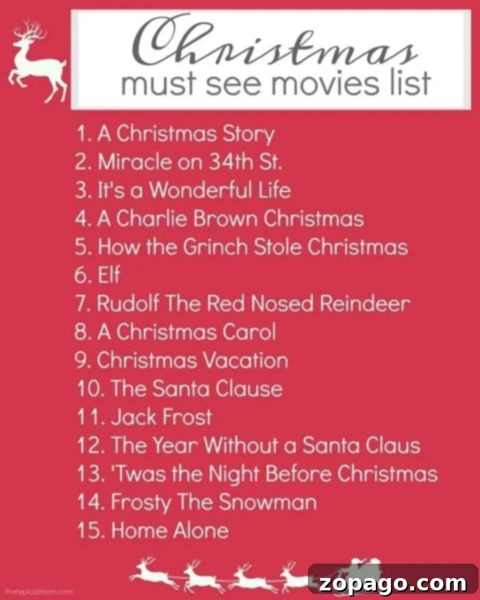 Discover your ultimate free printable Christmas movies list for family fun, featuring classics and new favorites. Find out where to watch them all! Free printable checklist of best Christmas movies to watch