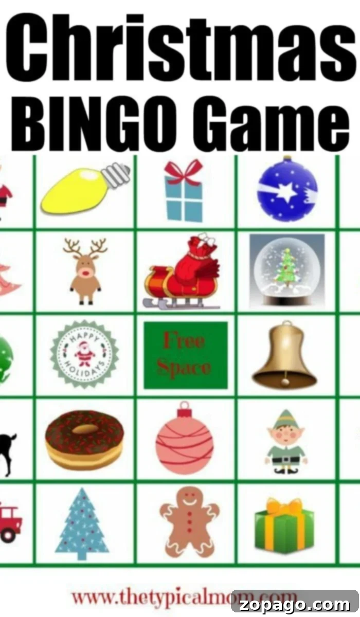 Ultimate Christmas Movie Checklist 3 Free printable Christmas Bingo game for holiday fun