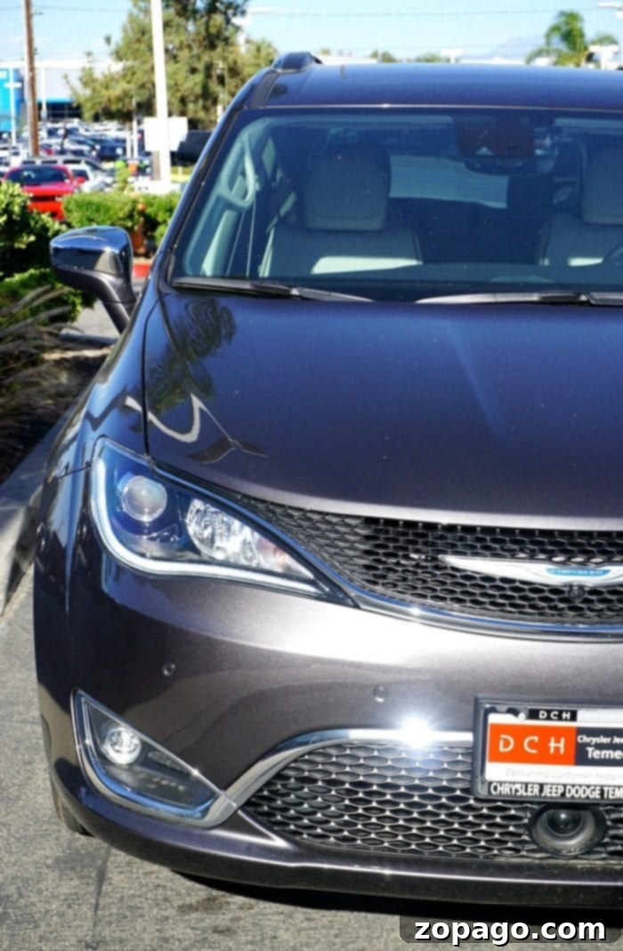 2017 Chrysler Pacifica: Redefining the Minivan 3 Exterior view of the new Chrysler Pacifica 2017, showcasing its sleek design