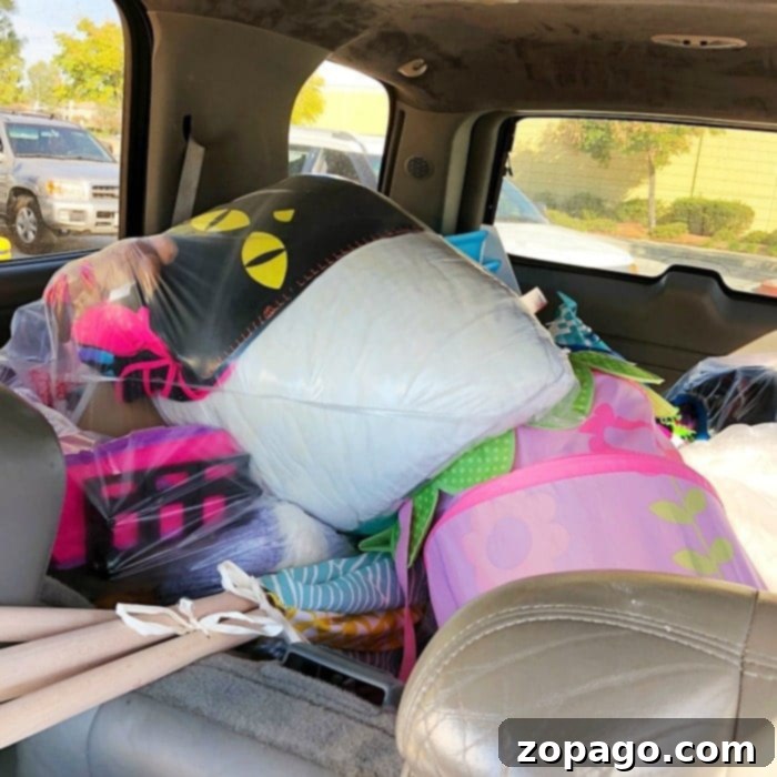 donate items from your January purge checklist