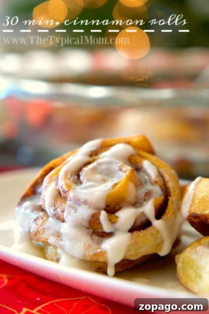 Crescent Roll Cinnamon Rolls