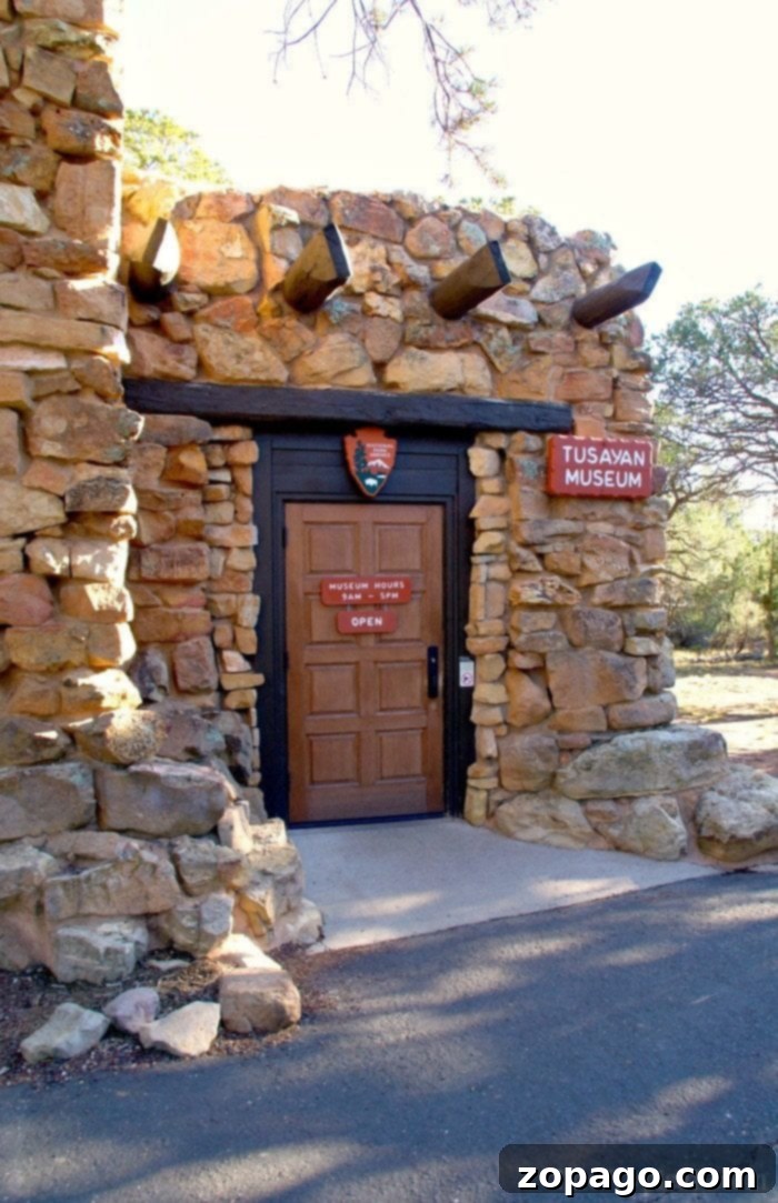 Grand Canyon Arizona is a fabulous place to visit with your family! Here are pictures of our experiences there and what spots you won't want to miss. #grandcanyon #arizona #roadtrip #vacation #familyvacation #summer Exhibits and artifacts inside the Tusayan Museum