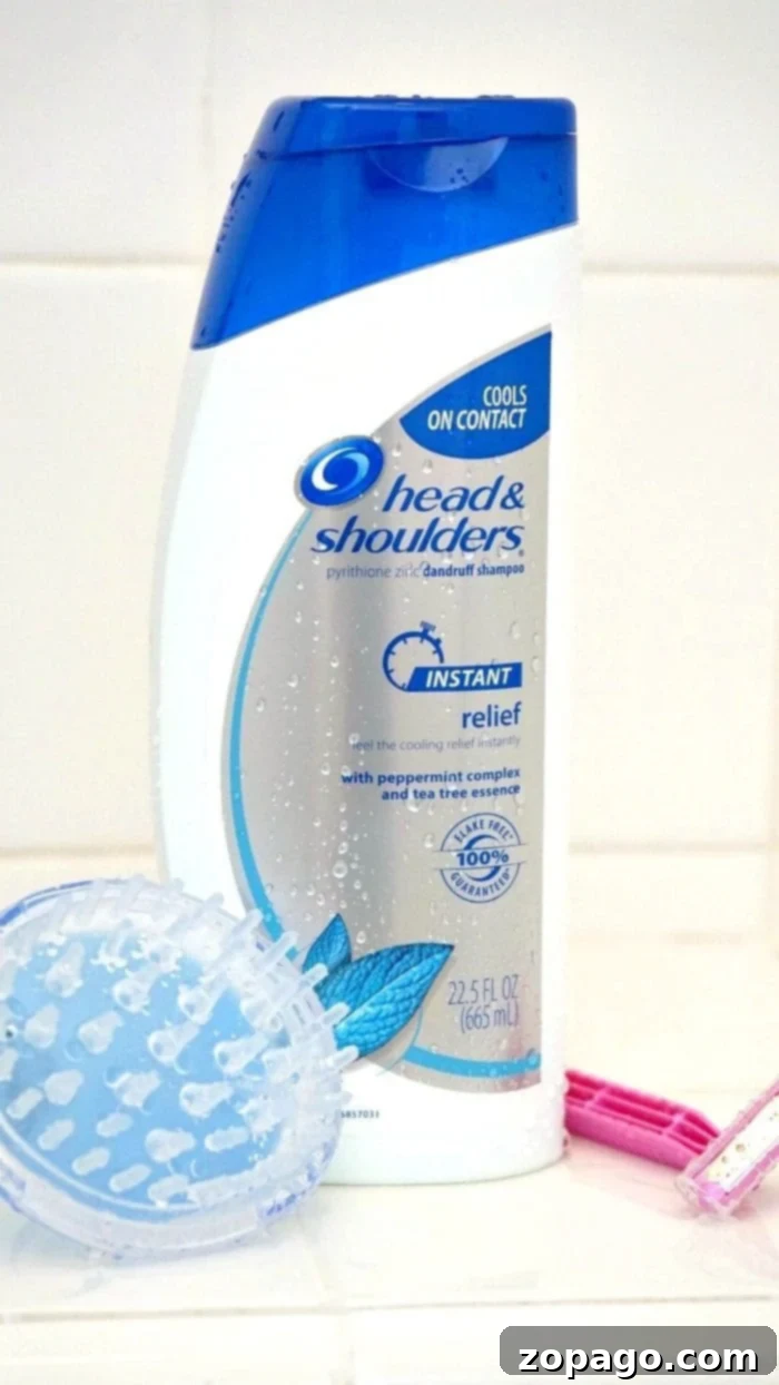Your Free Vacation Packing Guide 3 Head & Shoulders Instant Relief Shampoo for travel