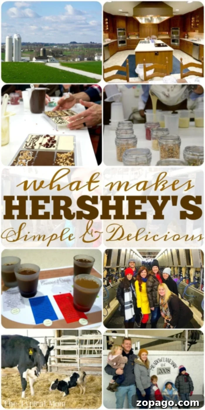 HERSHEY'S Milk Chocolate: A Journey to its Simple and Delicious Core HERSHEY'S Milk Chocolate Bar, simple and delicious