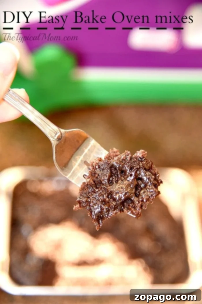 Homemade Easy Bake Oven recipes are a fantastic way to save money and enjoy baking delicious treats at home. Fudgy homemade Easy Bake Oven brownies
