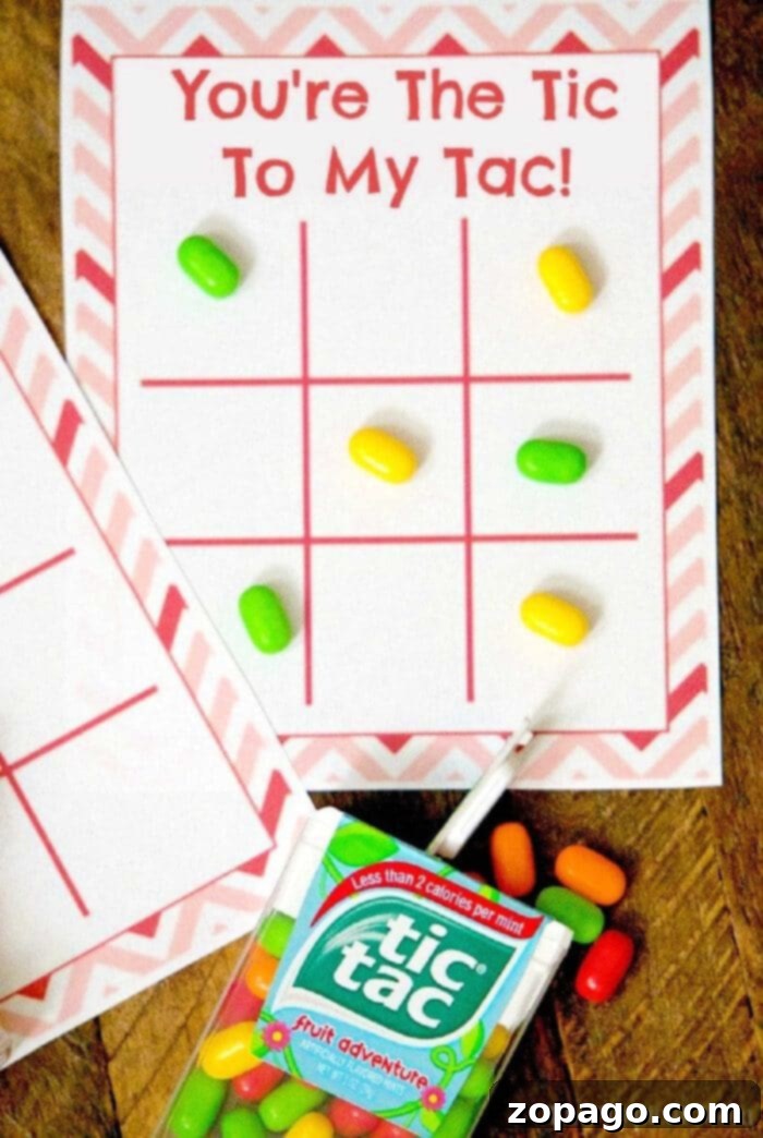 Tic Tac Toe Valentine Cards for Kids 2 Adorable Tic Tac Toe Kids Valentine Cards with Candies