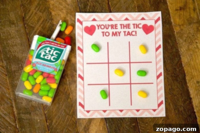 Delightful Tic Tac Toe Valentine cards for kids. Free printable Valentine's Day game perfect with colored candies. Find more free Valentine's Day games and printables here. #valentine #valentinesdayprintables #valentinesday #kids #printables #tictactoe #cards Free Printable Tic Tac Toe Valentines for Kids