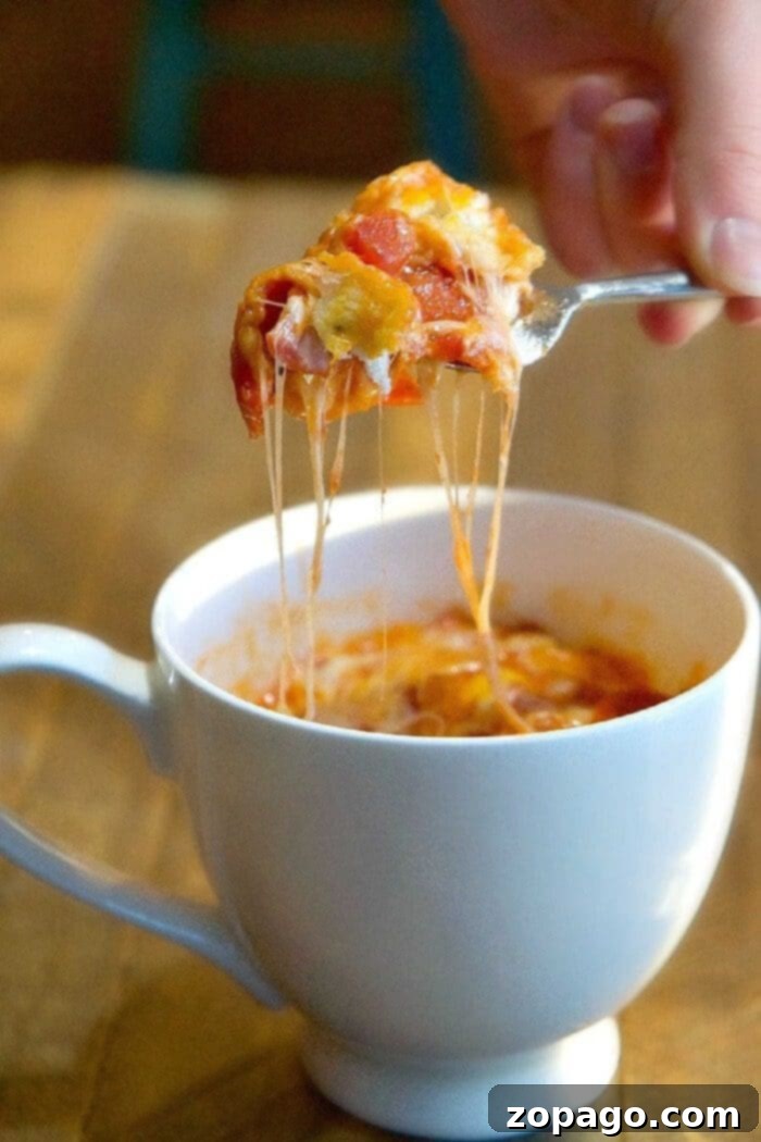 Speedy Biscuit Mug Pizza 3 Microwave Pizza In a Mug