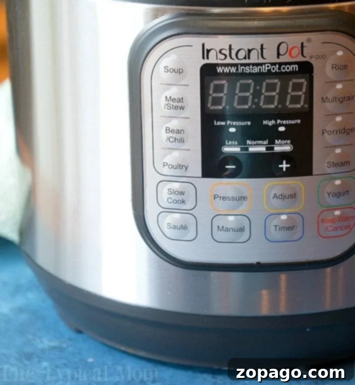 Free Instant Pot cooking times printable for meat, vegetables, and dry beans. Instant Pot Cook Times Reference