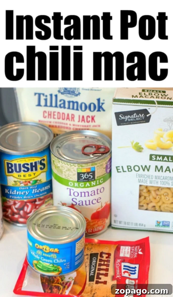Easy Instant Pot Chili Mac 3 Chili Mac in an Instant Pot, showing a delicious meal ready to serve.