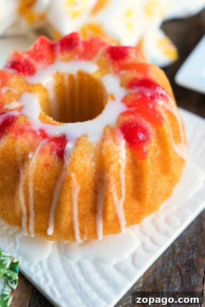 Instant Pot Caramelized Pineapple Upside Down Cake 2 Instant Pot Pineapple Upside Down Cake made with cake mix, perfectly cooked and served.