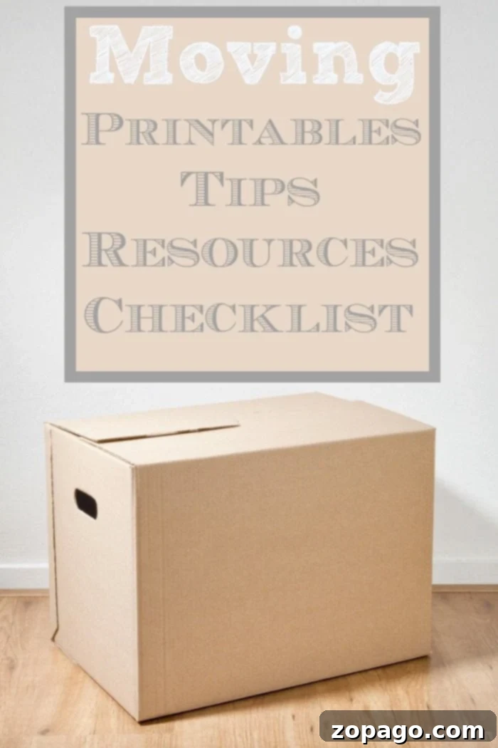 Here is a free printable moving checklist that is a huge help when you need to clean and purge your old house! We have lots of other helpful moving tips and tricks to make your transition easier as well as how you can move cheaply across country if you're moving long distance. Every little bit helps! #moving #checklist #printable #printables Comprehensive printable moving checklist for stress-free relocation