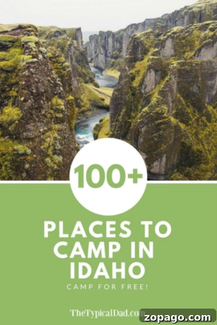 Discover the best campgrounds in Idaho for tent and RV camping, from Boise to Northern Idaho. Scenic Idaho Camping Spot with Mountains and Lake