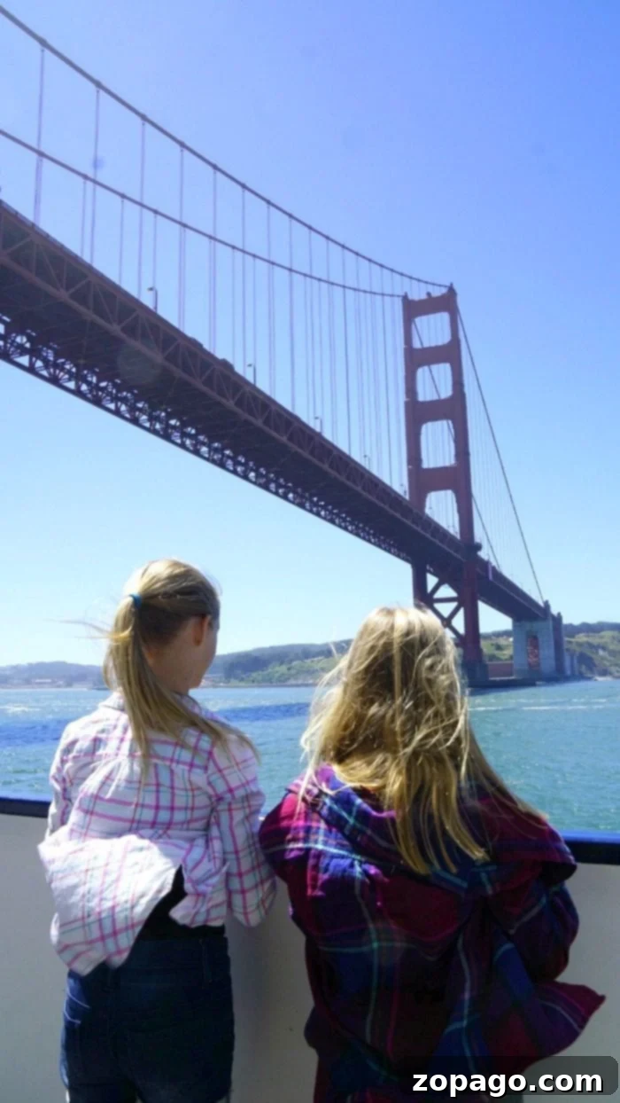 San Francisco Bay Cruise passing under the Golden Gate Bridge San Francisco Bay Cruise passing under the Golden Gate Bridge