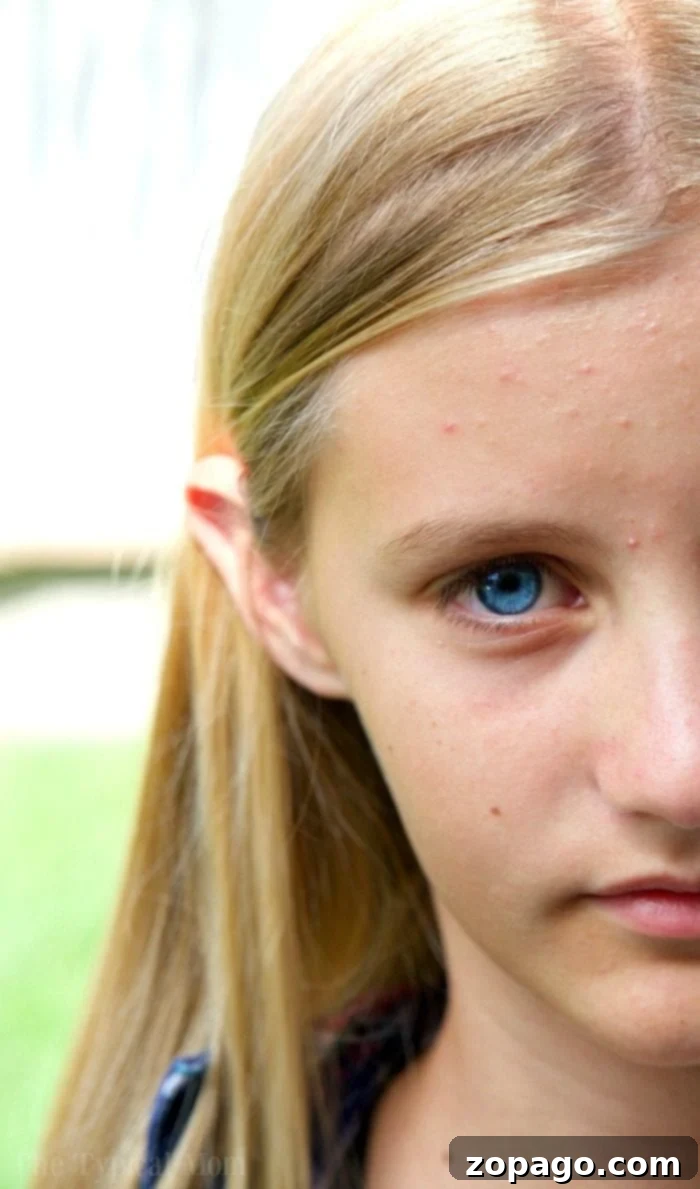 Confidence on Vacation: Effective Teenage Acne Treatment Teenage girl on vacation, showing clear skin after acne treatment