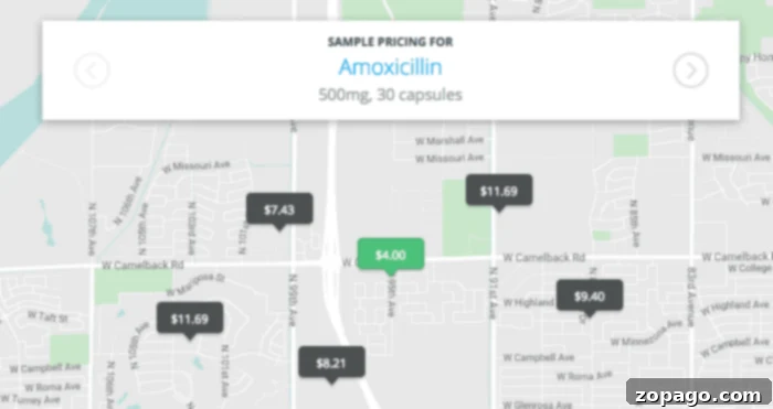 Holiday Doctor Finder 4 SingleCare mobile app displaying prescription savings