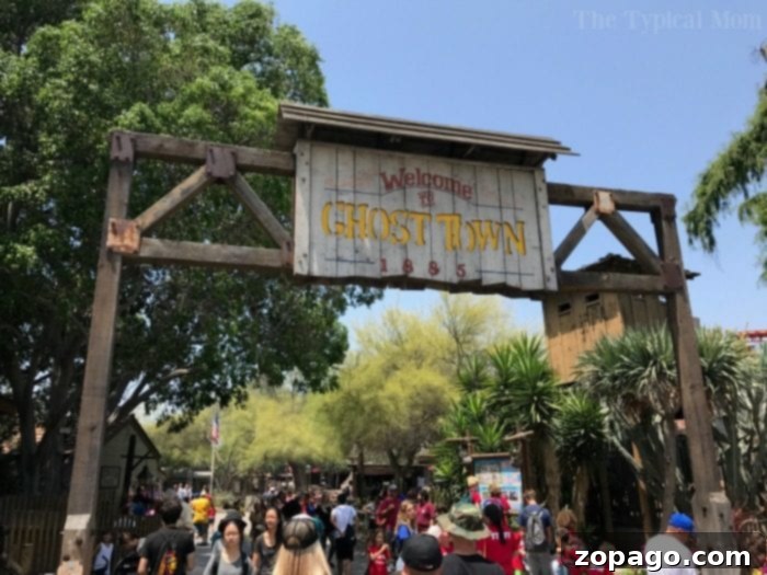 Knotts Berry Farm Brings Ghost Town Alive 2 A character from Knott's Berry Farm Ghost Town Alive interacting with guests