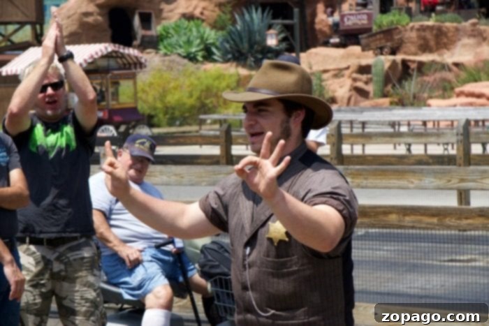 Knotts Berry Farm The Ghost Town Awakens 3 Children participating in an interactive treasure map activity at Knott's Berry Farm Ghost Town Alive